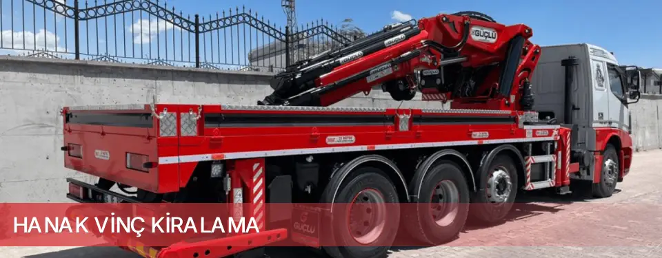 Hanak İlçemi Vinç Kiralama